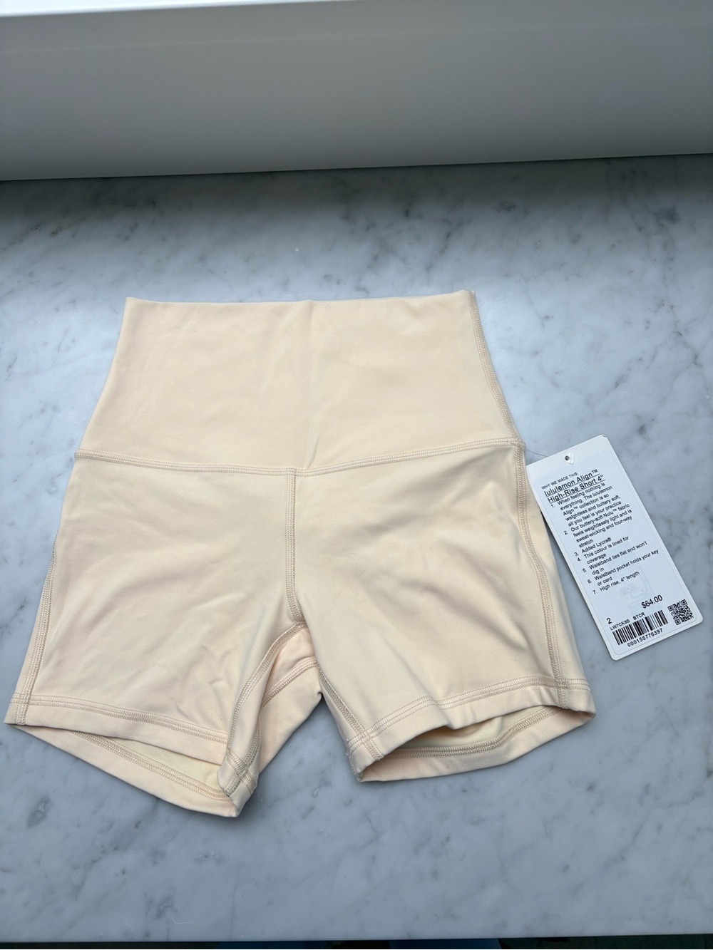 Lululemon Butter Cream Shorts